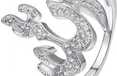 Miglior anello fascia argento e zirconi