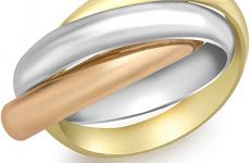 Miglior anello fascia tre ori