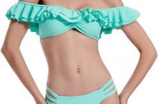Miglior bikini a fascia con balze