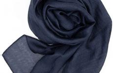 Miglior stola chiffon blu notte