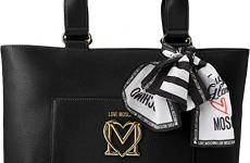 Miglior borsa love moschino nera con foulard