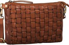 Miglior borsa pelle vintage intrecciata