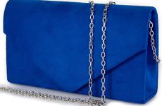 Miglior pochette blu elettrico scamosciata