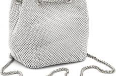 Miglior pochette strass argento